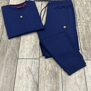 Hugo By Hugo Boss Men’s Rich Blue Sweatshirt and Joggers Set 2 Piece Set NWT